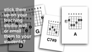 Guitar Chord Mini Posters to download and print?