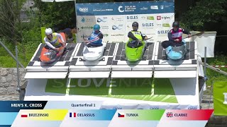 Men's Kayak Cross Finals Highlights / 2023 ICF Canoe-Kayak Slalom World Cup Ljubljana Slovenia