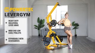 The Most Functional Home Gym Unit - The Workbench Levergym | Independent Lever Arms & High/Low Cable