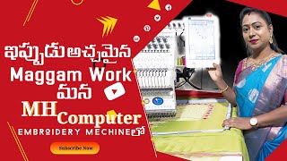Real Maggam Work in MH Computer Embroidery #maggamwork #aariwork