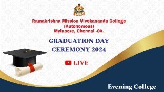 RKMVC EVENING COLLEGE Graduation Day - 2024