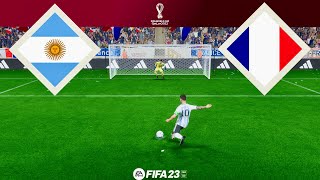 FIFA World Cup | ARGENTINA vs FRANCE | [Penalty shootout] FIFA 23