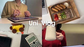 University Study Vlog | productive midterm week | cafe studying