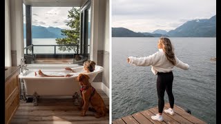 THE COOLEST B.C. STAYCATION + OUR FIRST TRIP WITH PUPPY!!