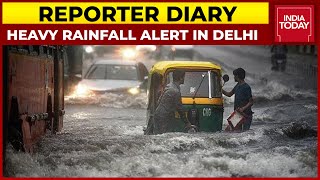 Delhi Rain Live Updates: Severe Waterlogging In Delhi's Vasant Kunj Area | Reporter Diary