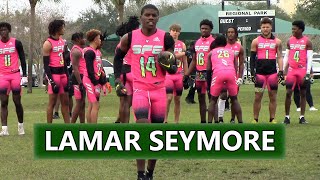 Miami Central 2023 WR Lamar Seymore Scores TDs and Celebrates