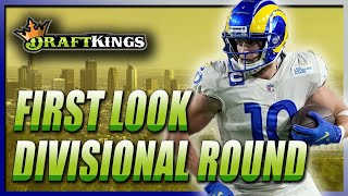 DRAFTKINGS DIVISIONAL ROUND FIRST LOOK: NFL DFS PICKS