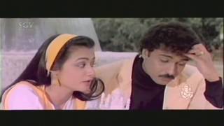 Ravichandran | Amala | Romantic Speech Scene | Bannada Gejje Kannada Movie | Devaraj
