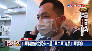 面膜廠改生產「罩中罩」 可延長口罩使用期限－民視新聞