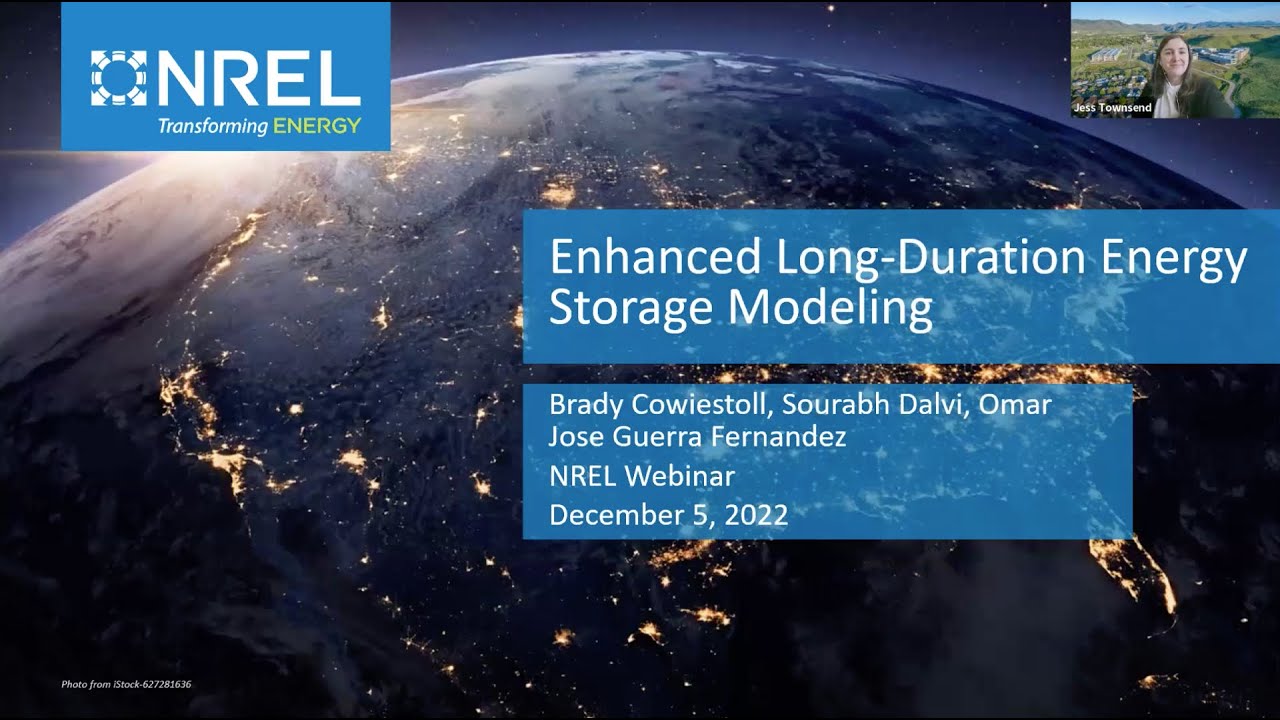 Enhanced Long-Duration Energy Storage Modeling Webinar - YouTube