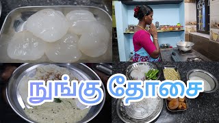 வித்தியாசமான குளு குளு நுங்கு தோசை