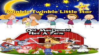 TWINKLE TWINKLE LITTLE STAR - Kids Nursery Rhymes with English Subtitles