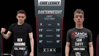 Ben Harding vs Sam Duffy - Cage Legacy 14