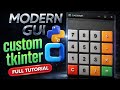 Build a MODERN Calculator in Python | CustomTkinter GUI Tutorial 🔥|#python