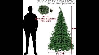 Juegoal 6 Foot Christmas Tree: A Festive Centerpiece with Effortless Elegance