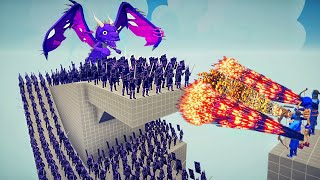 100x SAMURAI ARMY + GIANT BEAST vs 3x EVERY GOD - Totally Accurate Battle Simulator TABS