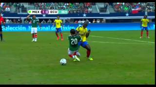 Lesión de Luis Montes - 31-Mayo-2014 - México vs Ecuador - TV Azteca HD