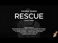 Lauren Daigle - Rescue (Karaoke Version)