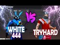 WHITE 444 VS TRYHARD | NEW PC LEGEND VS OLD PC LEGEND - 1VS1 MOST POWERFULL ROOM