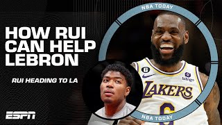 How does the Rui Hachimura trade help LeBron James? | NBA Today
