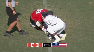 USA vs Canada | Faceoff Highlights | 2023 World Lacrosse Championship Game | 7/1/23 🇺🇸 🇨🇦