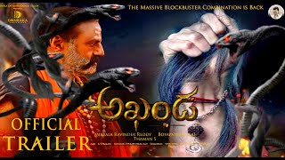 AKHANDA -Balakrishna Roar Intro First Look Teaser|Akhanda Official Trailer|Balakrishna|BoyapatiSrinu