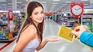 I Gave Strangers My CREDIT CARD But Only 1 Minute to Use it!!