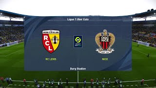 PES 2021 | RC Lens vs Nice - France Ligue 1 | 23/01/2021 | 1080p 60FPS