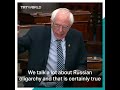 senator bernie sanders says us has oligarchs of its own