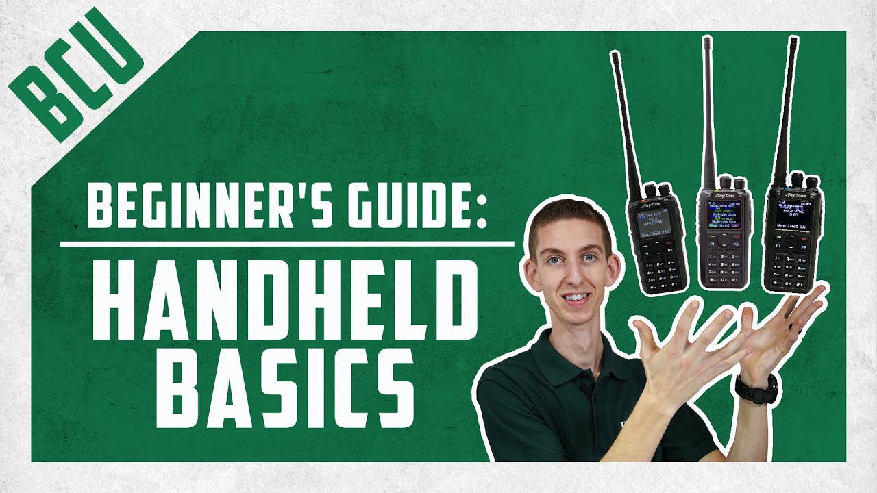 Ham Radio Beginner's Guide: Handheld Basics | BCU Live - YouTube