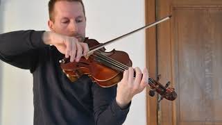 Charles Bailly violin , France, circa 1930 - Violin Demonstration