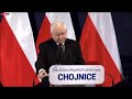 jarosław kaczyński w chojnicach niewygodne pytanie o odwagę prezesa