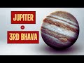 JUPITER (GURU BHAGWAN) IN THIRD BHAVA.SECRETS OF THE THIRD BHAVA.PREDICTIVE ASTROLOGY COURSE