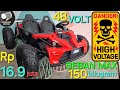 Beep 48Volt Brushless Beban Bisa 150kg Orang Tua Ikut Naik Mainan Anak Mobil Aki JEEP