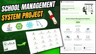 School Management System Project | Spring Boot React JS Project | Java Full Stack Final Year Project