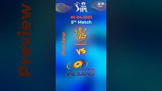 IPL 2023 Match 5: Royal Challengers Bangalore & Mumbai Indians Playing 11 | #rcb vs #mi #shorts #ipl