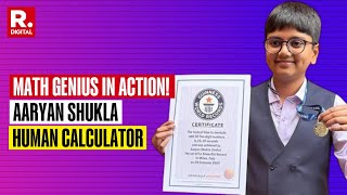 Meet Aaryan Shukla: The 14-Year-Old 'Human Calculator' Breaking Records