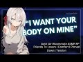 ASMR || Desperate Goth Roommate Pulls You Into Bed [Pinned Down]  [Willing Listener x Goth Girl]