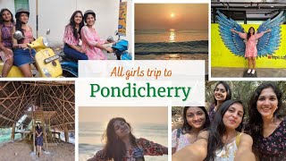 Pondicherry weekend trip under budget 🌅- hostel stay, beautiful beaches and amazing food 🌈