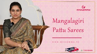 Mangalagiri Pattu Sarees | Missamma Signature Collections | @Missamma_Handlooms | www.missamma.in