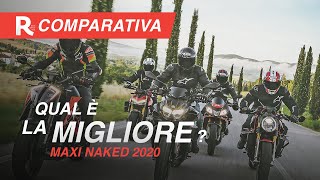 Le migliori moto maxi naked 2020 - La comparativa di RED [ENG SUB]