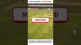 Gill & Kohli Reaction on Fans Chanting Sara bhabhi 🤣 #shorts #viral #cricket