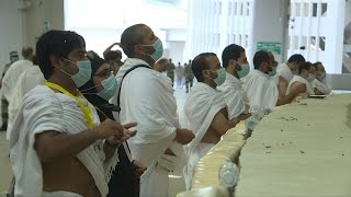 Pilgrims stone the devil in last major rite of scaled-back hajj | AFP