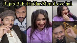 Rajab . Haidar . Saleena and Maan Dogar Funny Tiktok Match😍😉