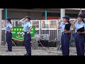 兵庫県警察音楽隊【カラーガード隊　hopps 制服姿で登場 】