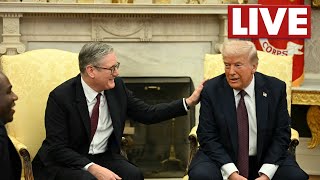 LIVE l President Trump, UK PM Starmer meet