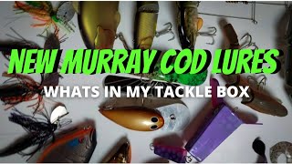 What's in my tacklebox, My Murray Cod Lures Update.