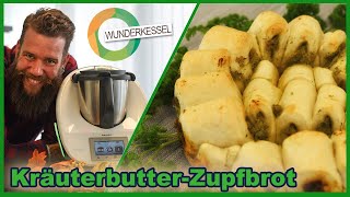 Kräuterbutter-Zupfbrot, die perfekte Grillbeilage! -  Thermomix Rezepte aus dem Wunderkessel