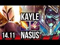 KAYLE vs NASUS (TOP) | 8/2/9 | EUW Diamond | 14.11