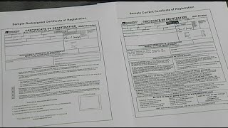 RMV: Certificate of vehicle registration form now online